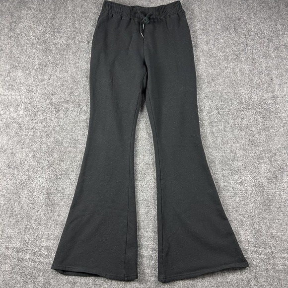 Hollister Pants - Hollister Sweatpants Womens XS Black Ultra High-Rise Flare Leg Fleece Lounge